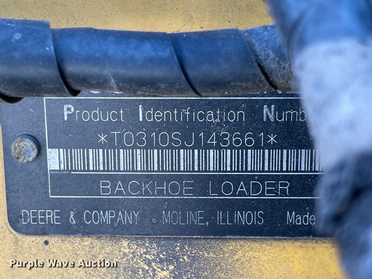 image for item NB9091 2007 John Deere 310SJ  backhoe