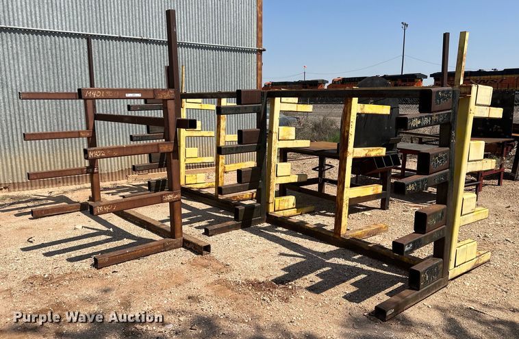 image for item NI9802 (3) metal racks