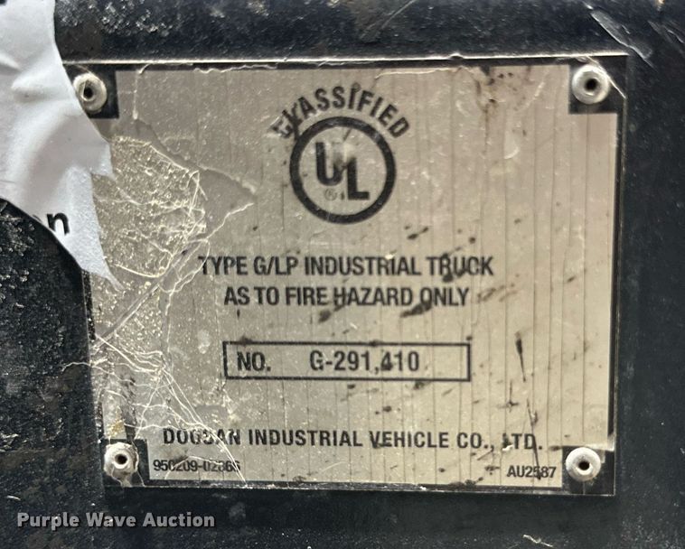 image for item NI9805 2014 Doosan G25E-5  forklift