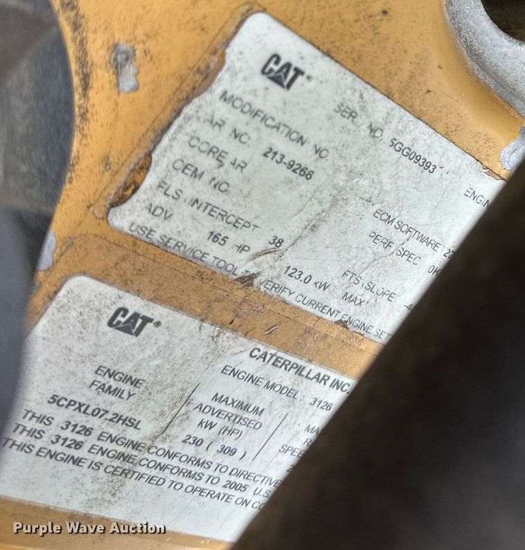 image for item OC9011 2005 Caterpillar 322C L  excavator