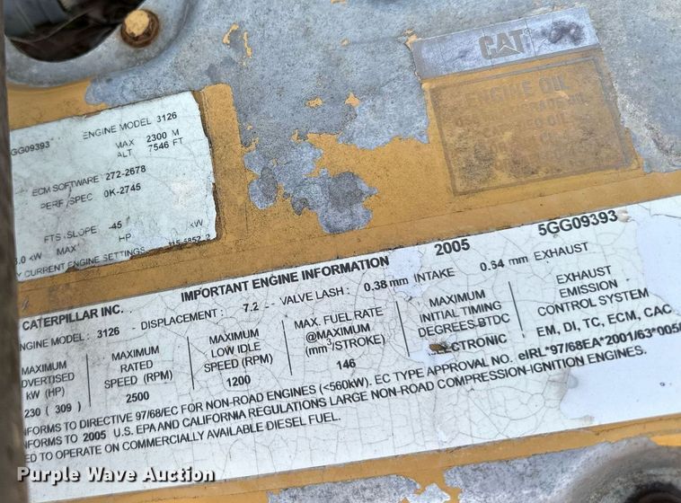 image for item OC9011 2005 Caterpillar 322C L  excavator