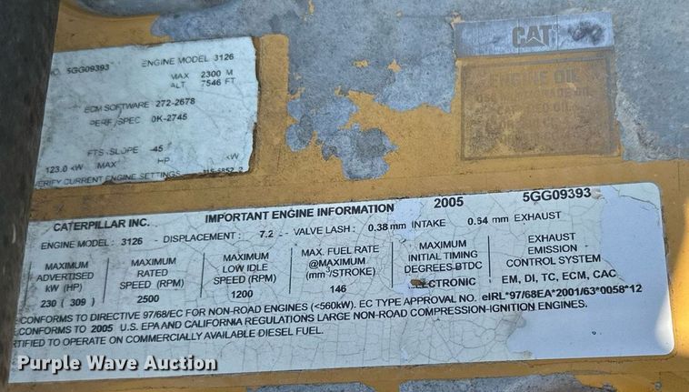 image for item OC9011 2005 Caterpillar 322C L  excavator