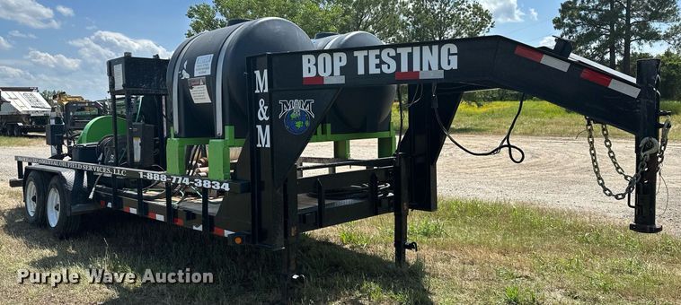 image for item OC9012 2013 Big Tex  equipment trailer with BOP testing unit