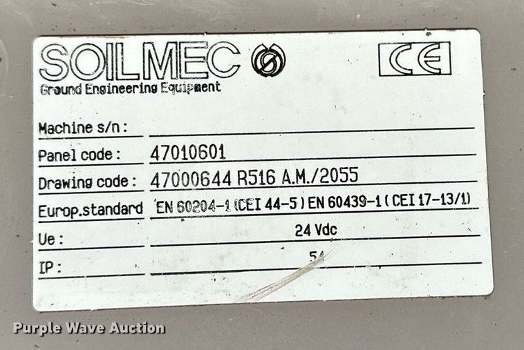 image for item OC9013 2006 Soilmec R516 HD  drilling rig