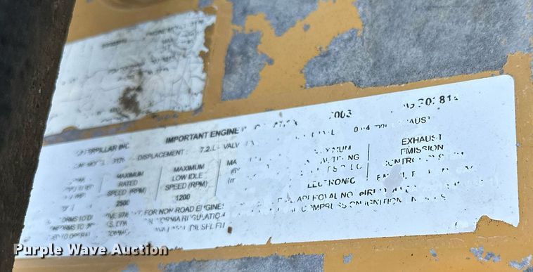 image for item OC9022 2003 Caterpillar 322C L  excavator