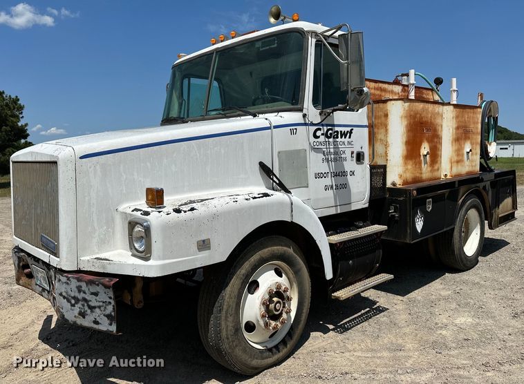 image for item OC9023 1995 White GMC WB  utility / service truck