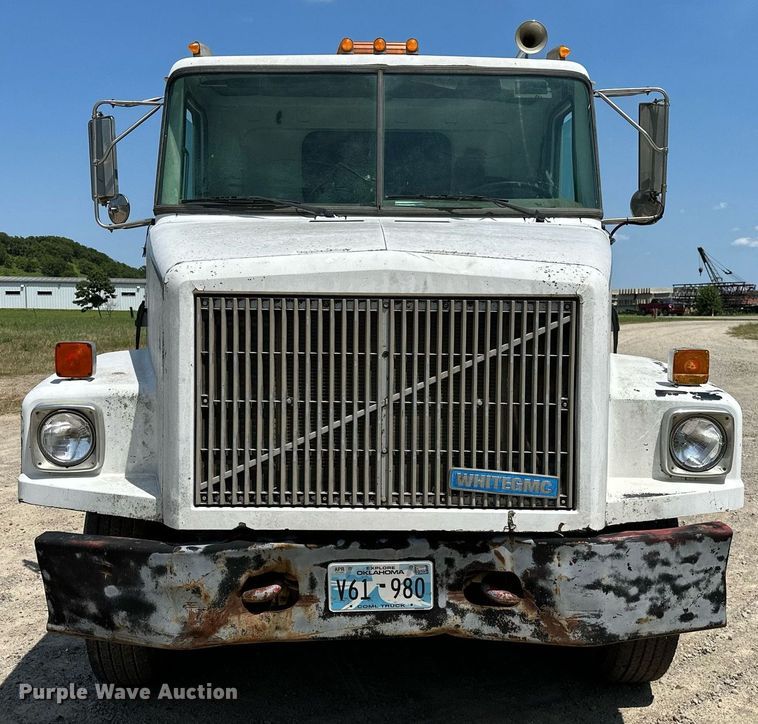 image for item OC9023 1995 White GMC WB  utility / service truck