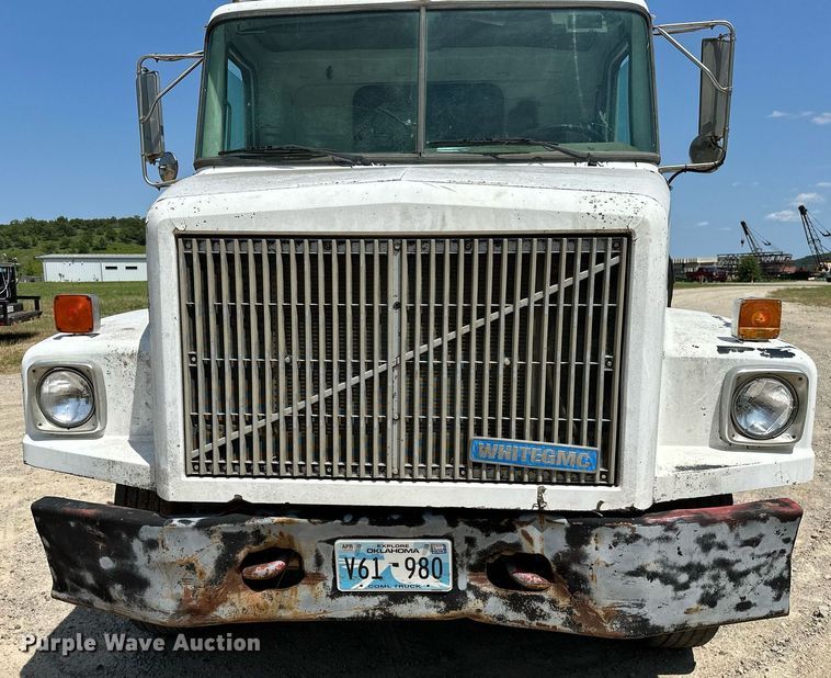 image for item OC9023 1995 White GMC WB  utility / service truck