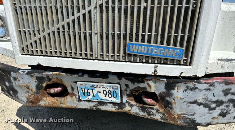 image for item OC9023 1995 White GMC WB  utility / service truck