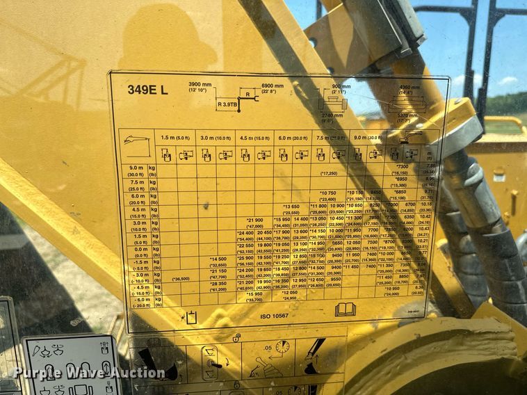 image for item OC9025 2011 Caterpillar 349EL  excavator