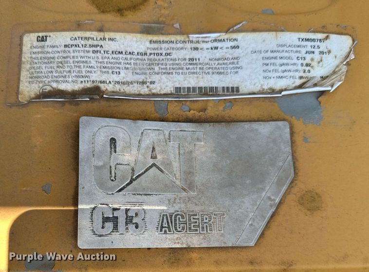 image for item OC9025 2011 Caterpillar 349EL  excavator