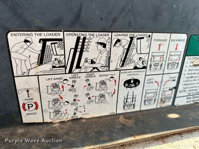 image for item OC9047 2001 Bobcat 873  skid steer loader