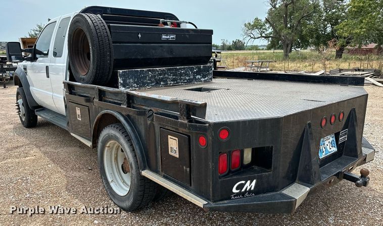 image for item OC9069 2008 Ford F450 Super Duty  SuperCab flatbed truck