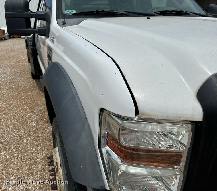 image for item OC9069 2008 Ford F450 Super Duty  SuperCab flatbed truck