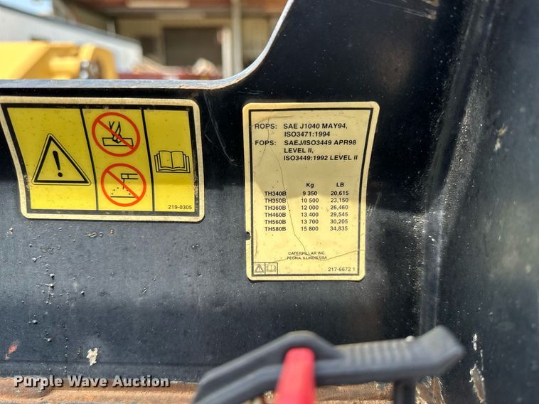 image for item OC9070 2004 Caterpillar TH360B  telehandler