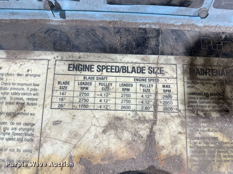 image for item OC9073 (5) concrete saws