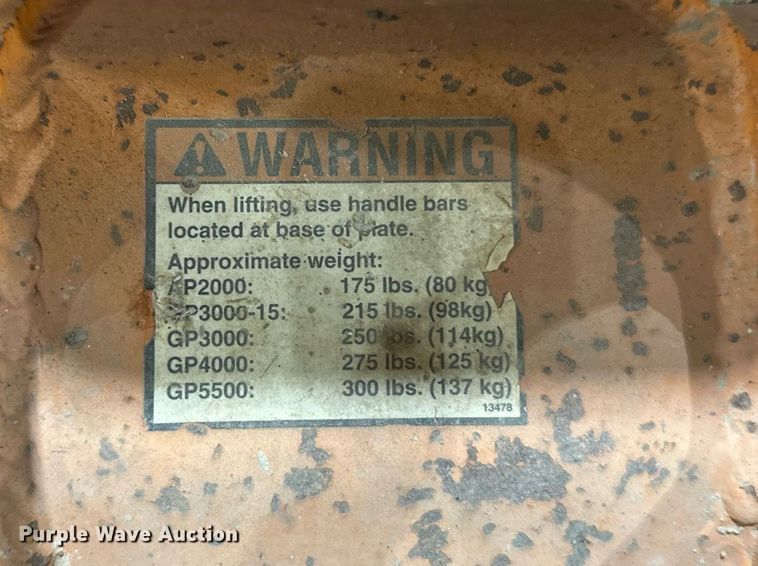 image for item OC9074 (3) plate compactors