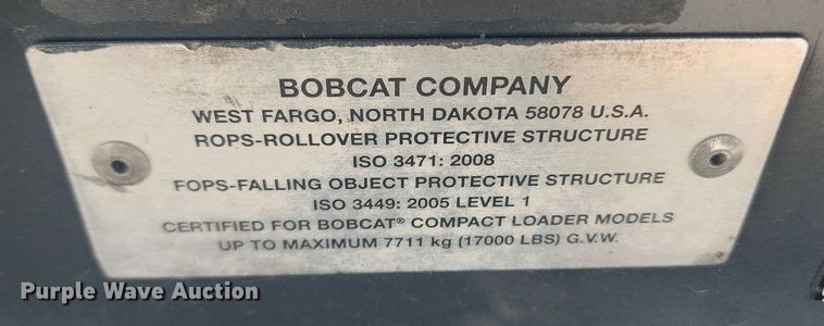 image for item OK9554 2016 Bobcat T590  tracked skid steer loader