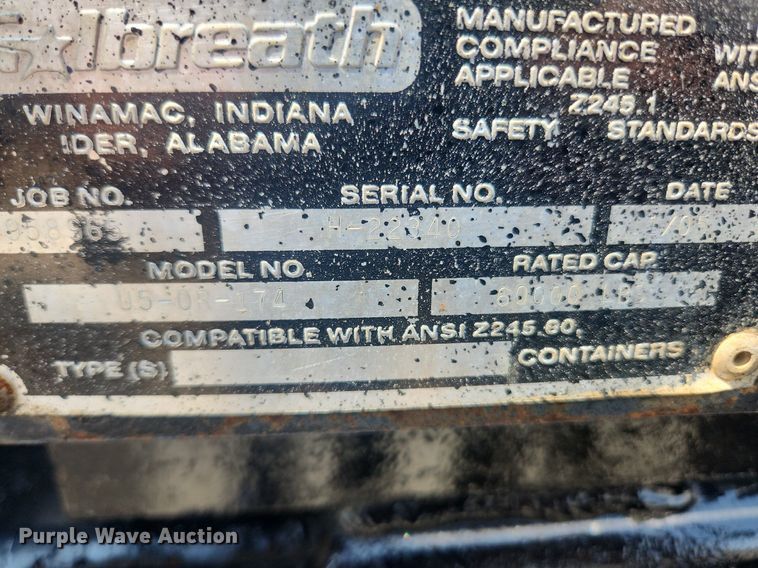 image for item OK9556 2005 Sterling L9500  roll-off container truck