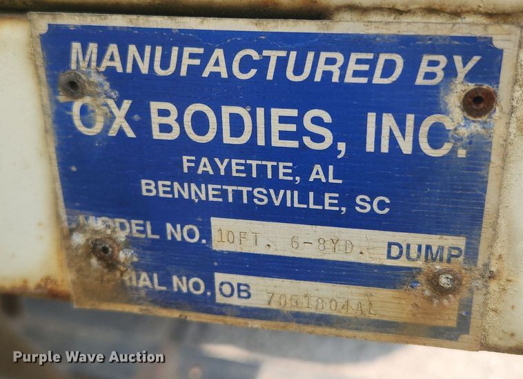 image for item OK9569 2006 International 7300  dump truck