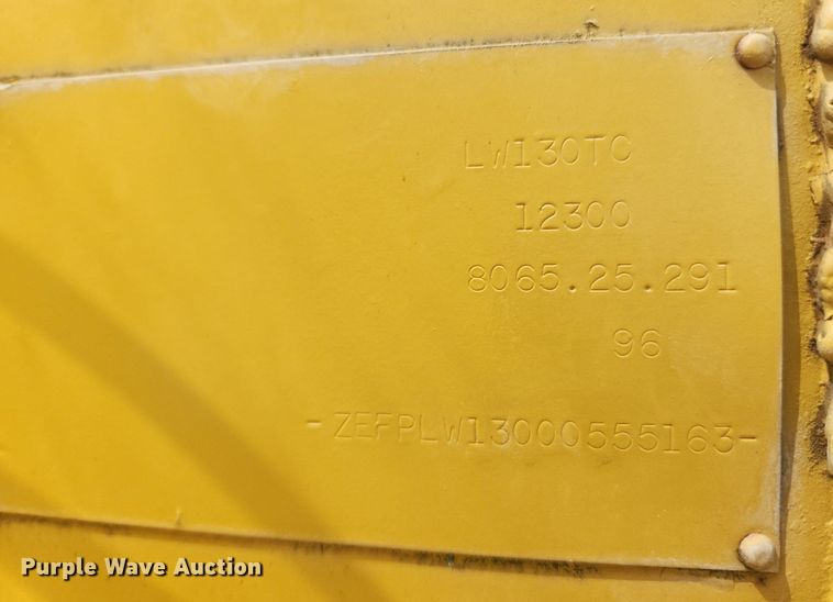 image for item OK9573 2001 New Holland LW130 TC  wheel loader