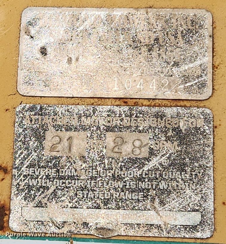 image for item OK9578 Diamond  76"W skid steer brush mower