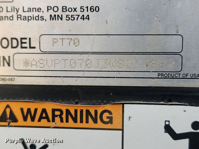 image for item OK9579 2013 Terex PT-70  tracked skid steer loader