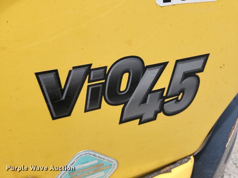 image for item OK9580 2017 Yanmar ViO45-6A  mini excavator