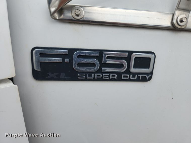 image for item OK9583 2003 Ford F650 Super Duty XL  dump truck