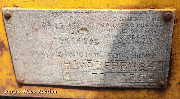 image for item OK9587 1970 Hogg H135BEPBW84  reel trailer