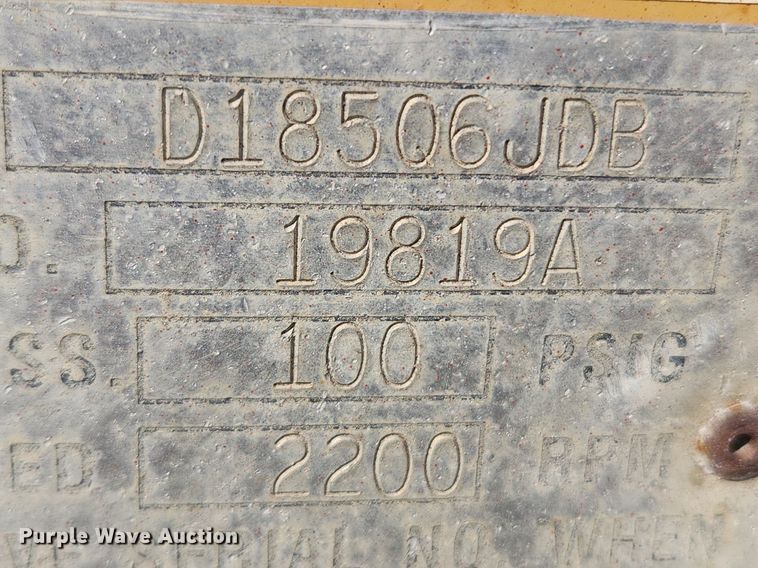 image for item OK9597 Sullivan Palatek D18506JDB  air compressor