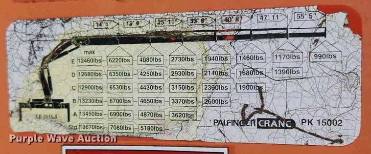 image for item OK9604 2007 Freightliner Business Class M2  crane truck