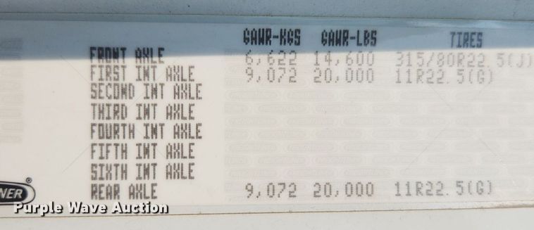 image for item OK9604 2007 Freightliner Business Class M2  crane truck