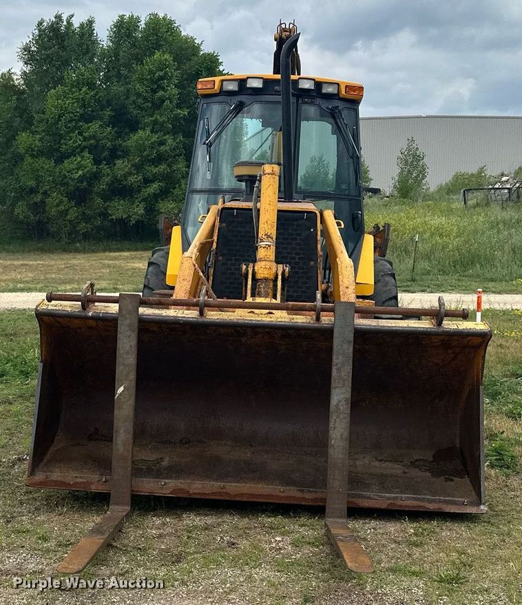 image for item ZA0320 1991 John Deere 310D  backhoe