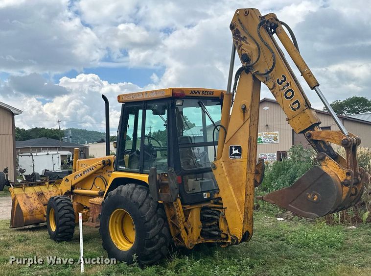 image for item ZA0320 1991 John Deere 310D  backhoe