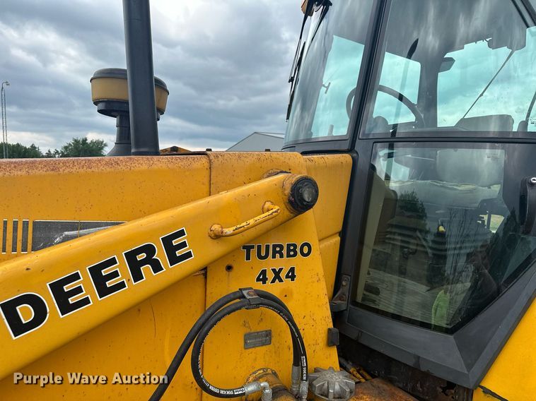 image for item ZA0320 1991 John Deere 310D  backhoe