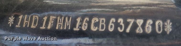 image for item BR9815 2012 Harley Davidson Road King Police  motorcycle