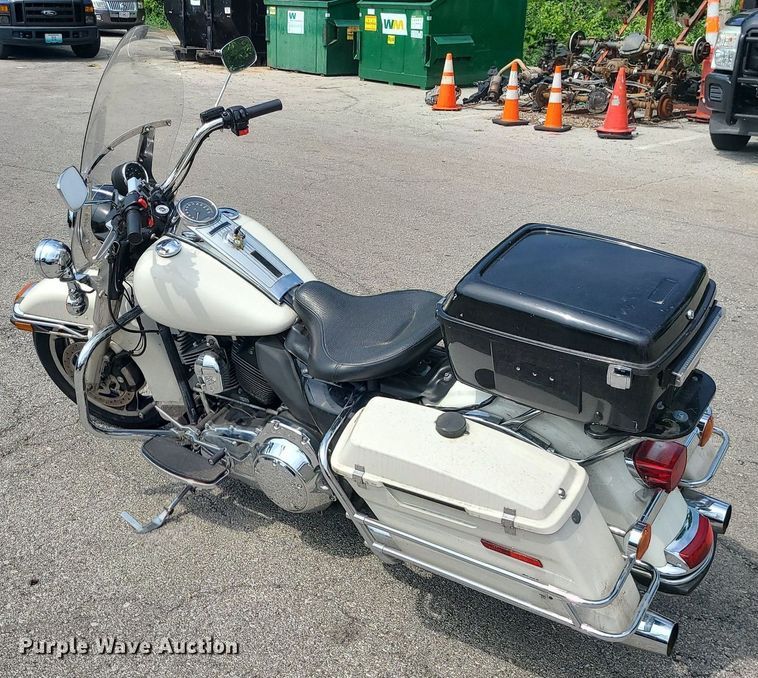 image for item BR9816 2012 Harley Davidson Road King Police  motorcycle