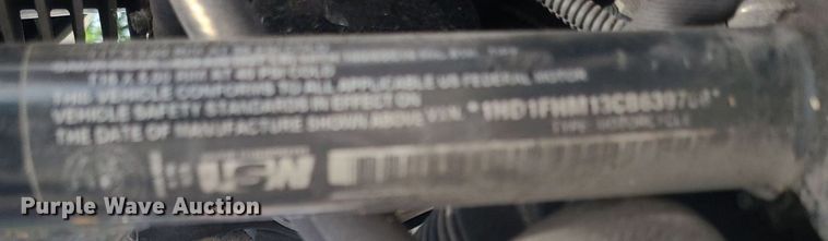 image for item BR9816 2012 Harley Davidson Road King Police  motorcycle