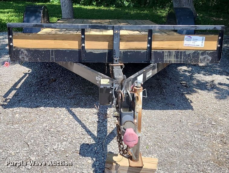 image for item DK1968 2009 Bohnert  tilt deck equipment trailer