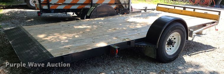 image for item DK1968 2009 Bohnert  tilt deck equipment trailer