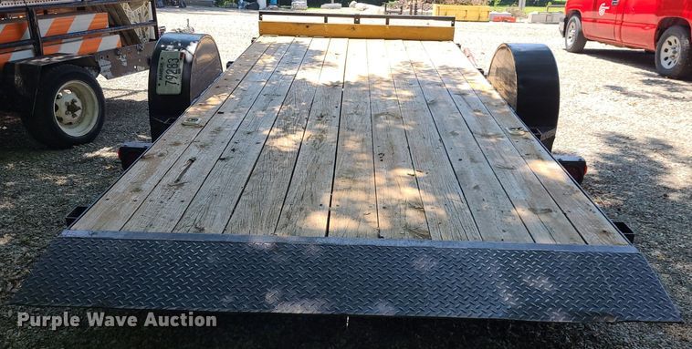 image for item DK1968 2009 Bohnert  tilt deck equipment trailer