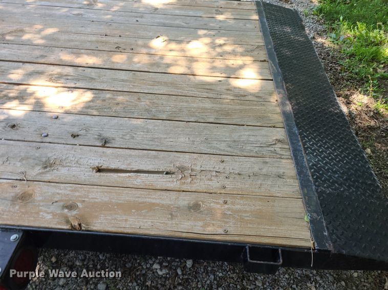 image for item DK1968 2009 Bohnert  tilt deck equipment trailer