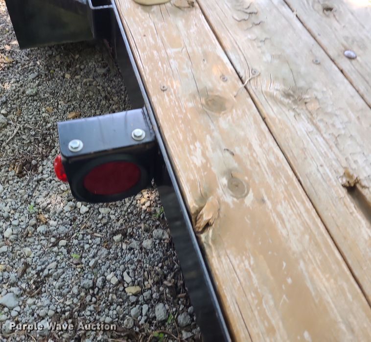 image for item DK1968 2009 Bohnert  tilt deck equipment trailer