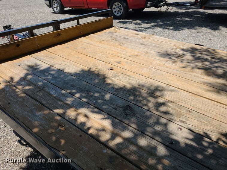 image for item DK1968 2009 Bohnert  tilt deck equipment trailer