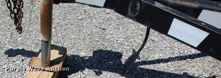 image for item DK1968 2009 Bohnert  tilt deck equipment trailer