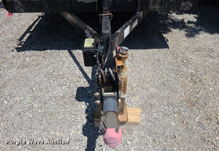 image for item DK1968 2009 Bohnert  tilt deck equipment trailer