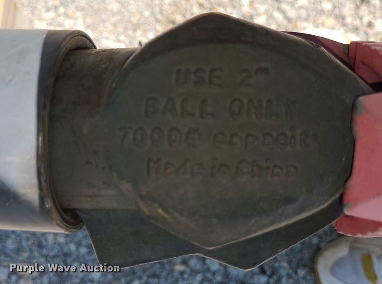 image for item DK1968 2009 Bohnert  tilt deck equipment trailer