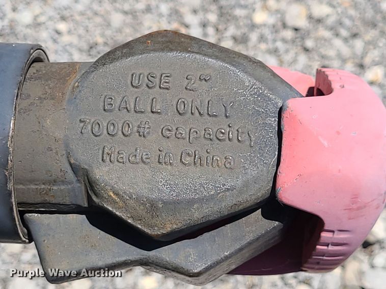 image for item DK1968 2009 Bohnert  tilt deck equipment trailer