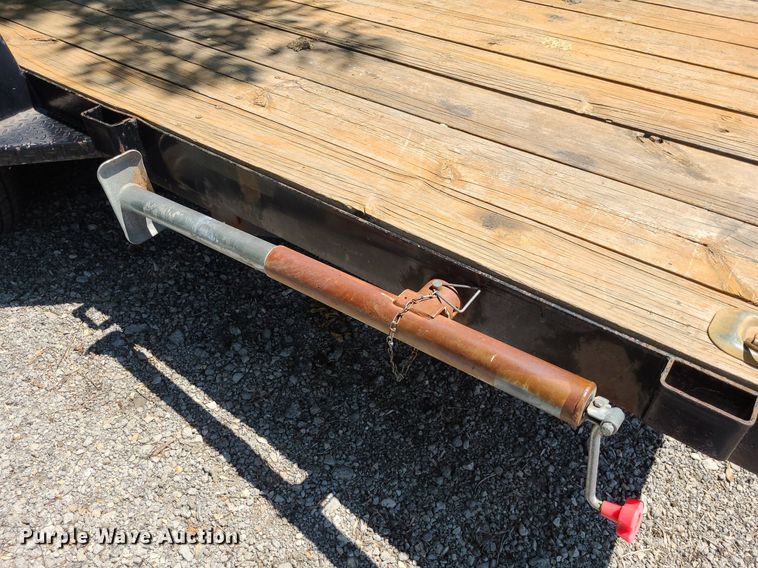 image for item DK1968 2009 Bohnert  tilt deck equipment trailer